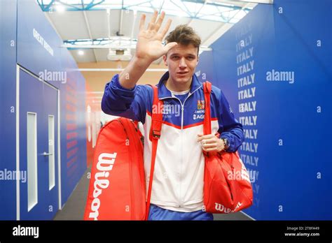 Jakub Mensik of Czech Republic before the final group matches of the ...