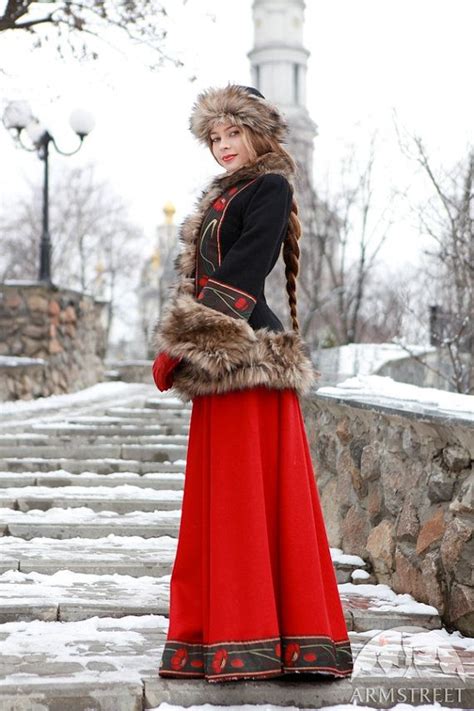 Armstreet Long Woolen Skirt royal Ball LARP SCA Cosplay Medieval Historical Reenactment Slavic ...