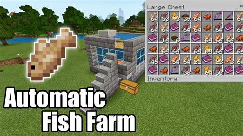 Minecraft fish farm bedrock