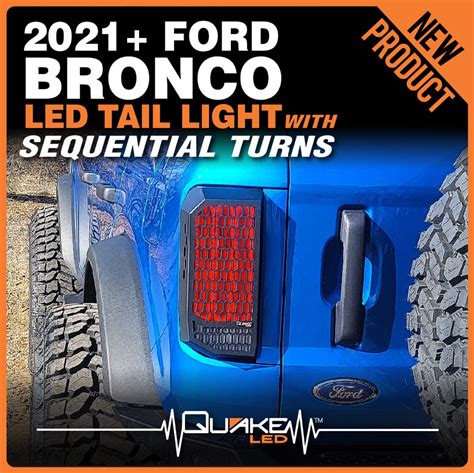 Quake LED Releases Ford Bronco Metal-Tek Sequential LED Tail Light ...