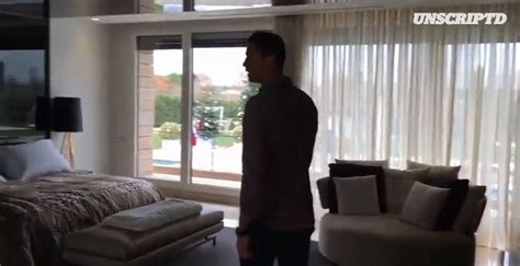 Football Player Cristiano Ronaldo at his Modern House in Madrid, Spain