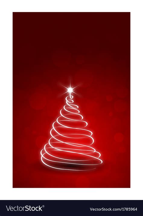 Red christmas card template Royalty Free Vector Image