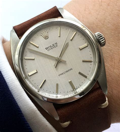 Serviced Vintage Rolex Oyster Precision Linen Dial | Vintage Portfolio