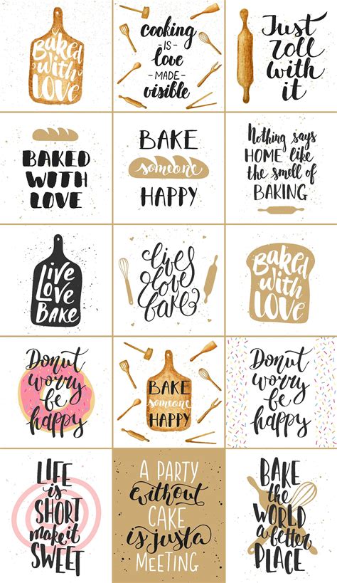 Bakery quotes and posters | Bakery quotes, Lettering, Baking quotes