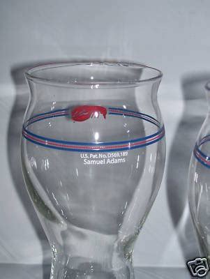 Set of (4) Samuel Adams Beer Glasses / Red Lobster | #102068726