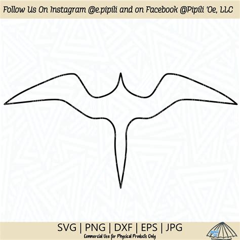 "This iwa bird svg design is a different perspective than our other iwa bird design. This design ...