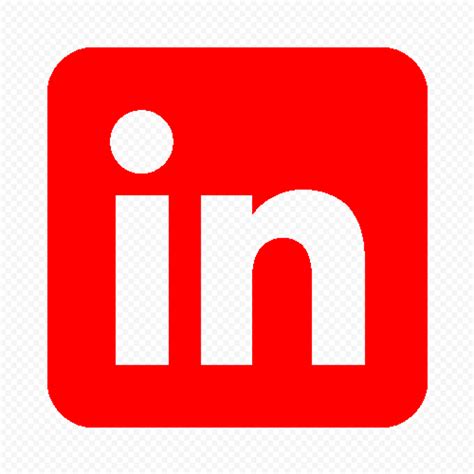 LinkedIn Square Red Icon PNG Image | Citypng