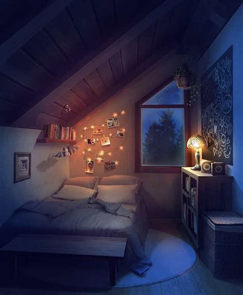 Gacha Life Backgrounds Bedroom Night - Ryu Wallpaper