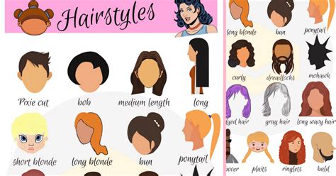 Names Of Different Hairstyles With Pictures - Hairstyle Guides