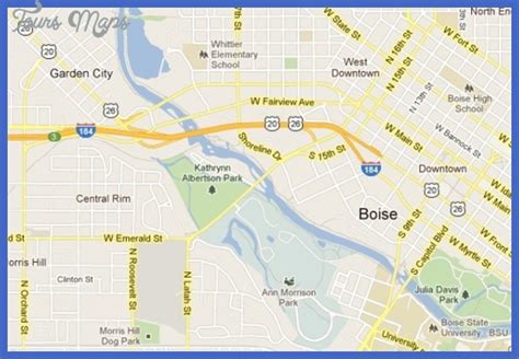 Boise City Map - ToursMaps.com