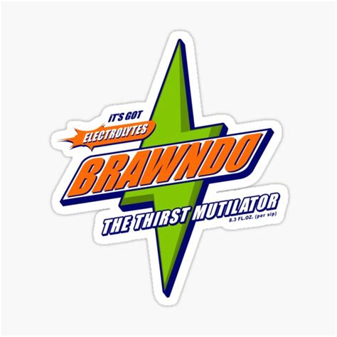 Brawndo Stickers | Redbubble