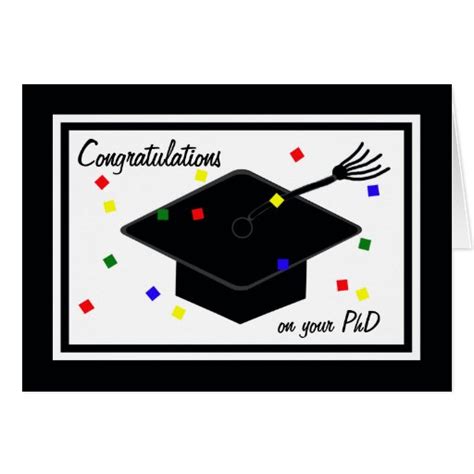 PhD Graduation Card | Zazzle