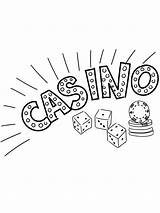 Casino coloring Pages sketch template