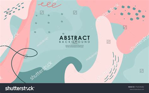 Abstract Backgrounds Various Cute Shapes Stock Vector (Royalty Free ...