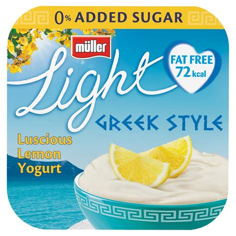 Mullerlight Greek Style Yogurt Lemon 4pk - Centra