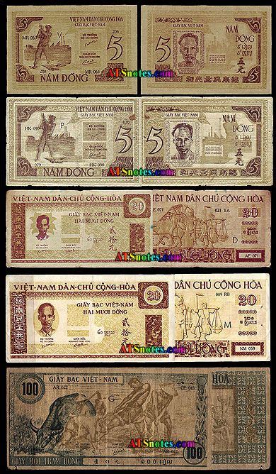 Vietnam banknotes - Vietnam paper money catalog and Vietnamese currency ...