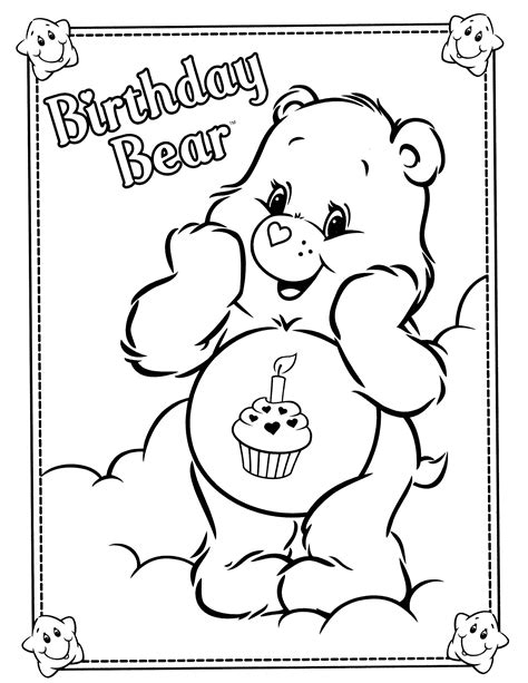 Care Bears 33 | Bear coloring pages, Care bears coloring pages, Bear ...