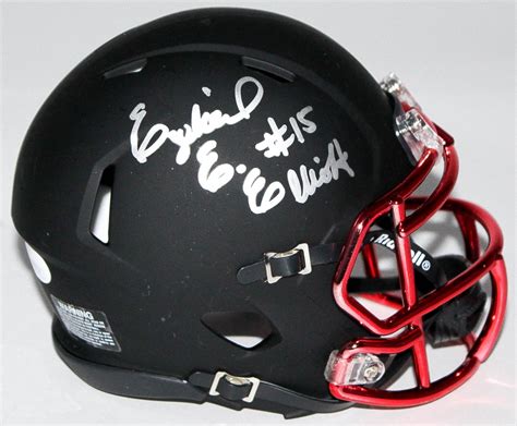 Ezekiel Elliott Signed Cowboys Matte Black Speed Mini-Helmet (JSA COA) | Pristine Auction