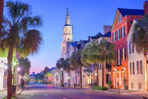 Charleston, South Carolina, USA in the French Quarter Stock Photo ...