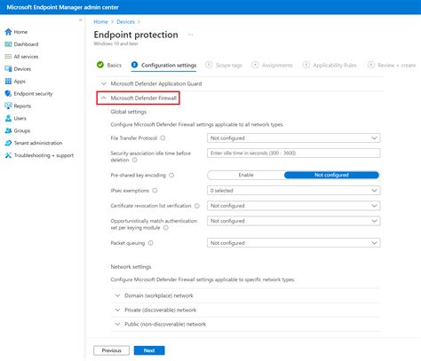 Create Windows Firewall rules in Intune (Windows) | Microsoft Learn