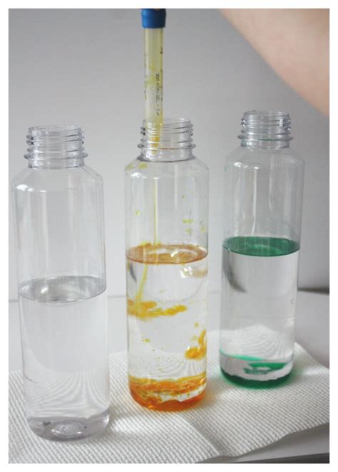 Homemade Lava Lamp Activity Water Oil Density Science