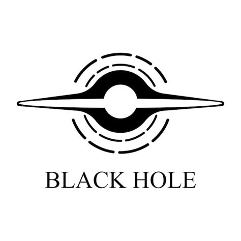 Premium Vector | Black hole icon vector