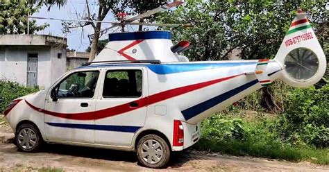 Poor Farmer’s Maruti WagonR-Based Helicopter Has One Small Problem! » Car Blog India