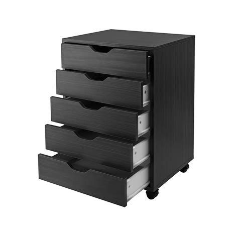 Winsome Wood Halifax Cabinet for Closet/Office, 5 Drawers, Black: Amazon.ca: Home & Kitchen