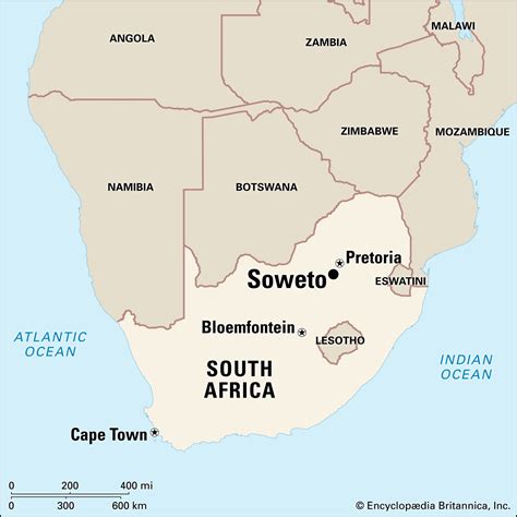 Soweto Township Map