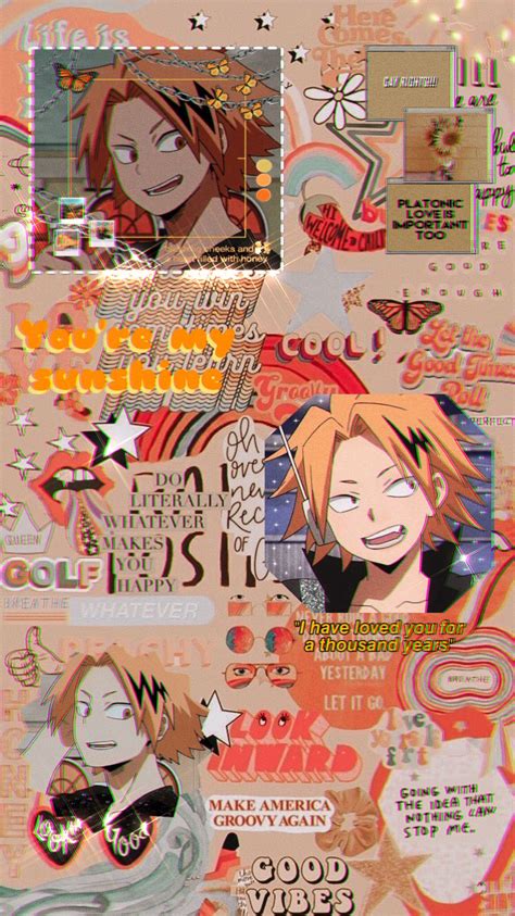 ⚡️Denki Kaminari wallpaper aesthetic⚡️ | Personagens de anime, Papel de parede anime, Anime