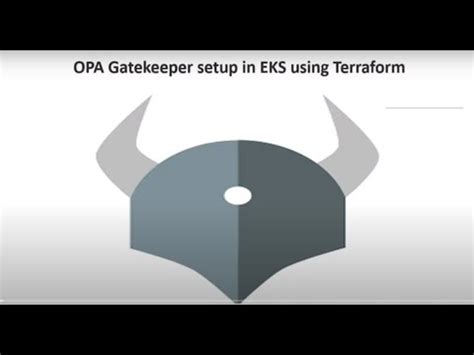 OPA Gatekeeper setup in EKS using Terraform - YouTube