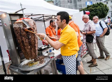 poland kebab street food tasty ethnic culture Stock Photo - Alamy