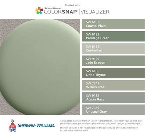 20++ Sherwin Williams Shades Of Green - HOMYHOMEE