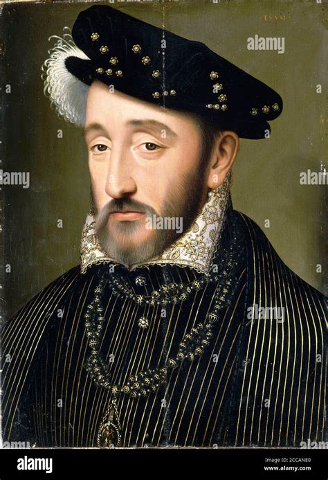 Portrait of King Henry II of France (1519-1559). Museum: Musée de l'Histoire de France, Château ...