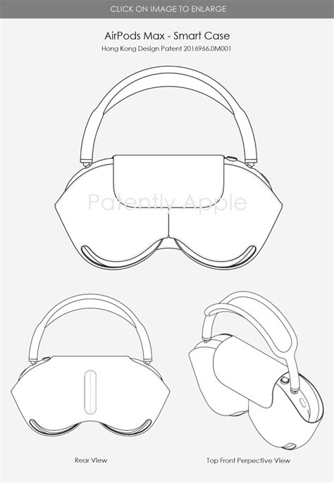 Apple has been Granted 15 Design Patents Relating to their AirPods Max ...