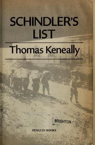 Schindler's list by Thomas Keneally | Open Library