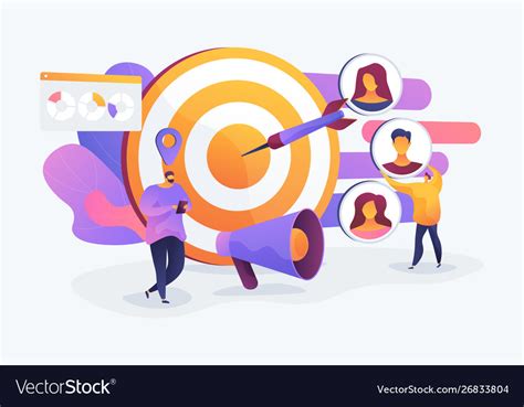 Target audience concept Royalty Free Vector Image