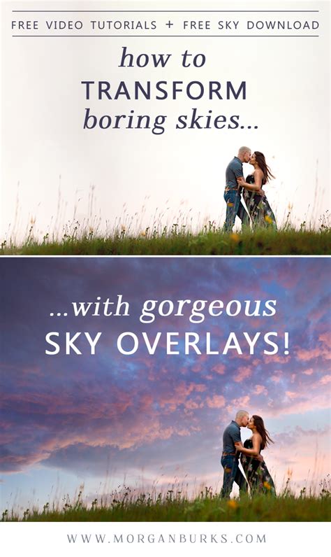 Applying Sky Overlays in Photoshop Quickly & Easily - Morgan Burks