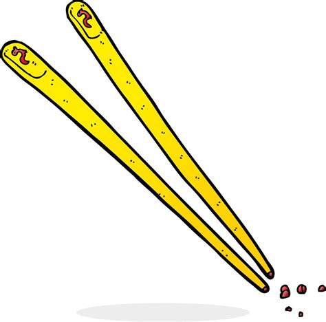 doodle cartoon chopsticks 12966514 Vector Art at Vecteezy