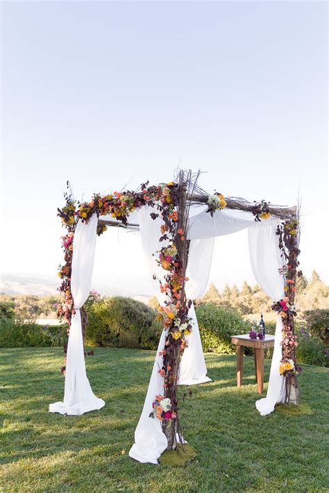 36 Fall Wedding Arch Ideas for Rustic Wedding | DPF