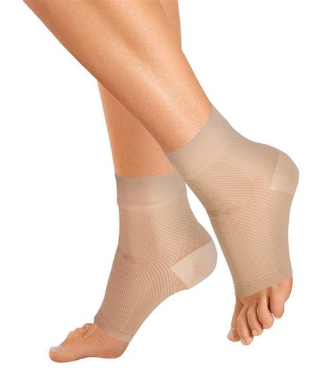 OS1st Orthosleeve FS6 Natural Compression Foot Sleeves Socks - Plantar Fasciitis Relief | BodyHeal