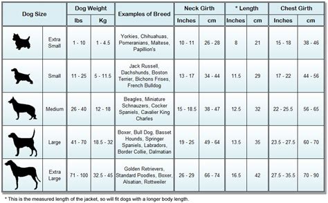 Big Dog Breed Chart | Dog Breeds Picture