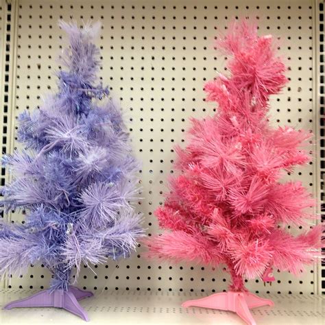 Purple and Pink Table Top Christmas Trees at Michaels Art … | Flickr