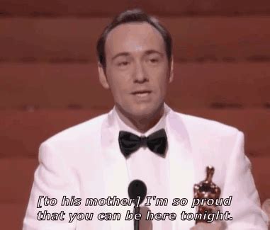 Kevin Spacey receives his first Academy Award on...