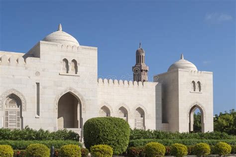 The Grand Mosque in Muscat in Oman Stock Photo - Image of east, modern ...