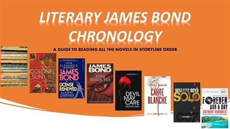 Literary James Bond Chronology | A Guide To Reading All The Novels In Storyline Order | Ep. 009 ...