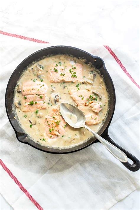 How To Make Creamy Garlic Salmon - The Tortilla Channel