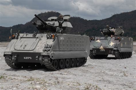 A collection of all Philippine Army M113 variants. All were upgraded by Israel's Elbit Systems ...