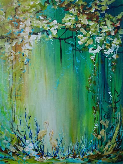 Magic Garden #263 Painting by Sveta Osborne | Saatchi Art