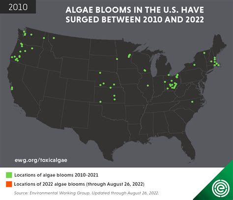 Current Algae Bloom Map 2024 - Genni Josepha